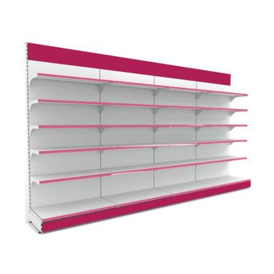 China Supermarket Grocery Display Shelves Light Duty Anti Corrosion Retail Racking for sale