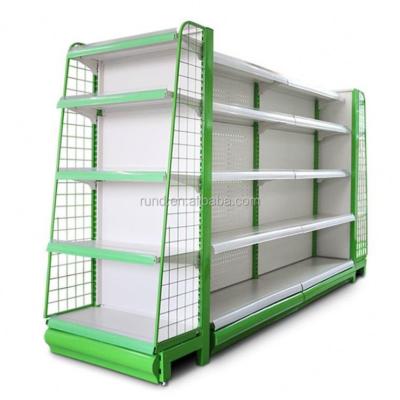 China Sistema de almacenamiento de estanterías de góndola de supermercado con estante de múltiples capas de exhibición en venta