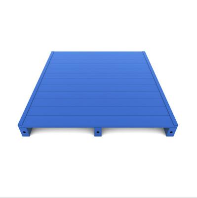 China Wear Resistant Heavy Duty Nestable Pallet Warehouse Steel Tray Pallets for sale