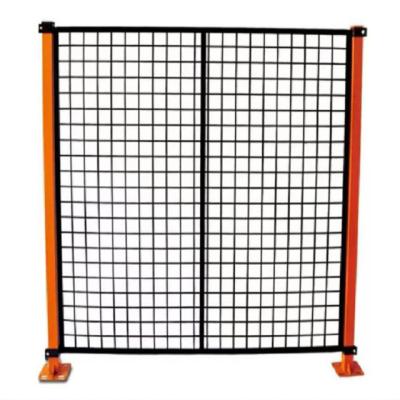 China Steel Warehouse Rack Parts Guardrail Enclosure Iron Wire Fence Welded Frame for sale