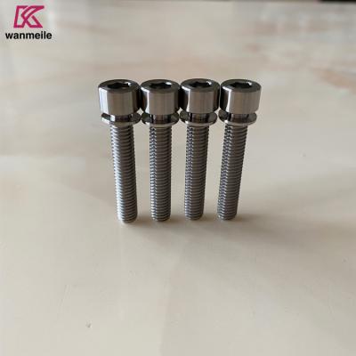 China Ti6al4v M5 M6 20mm Titanium Bolts With Captive Washer For Bike From Top Supplier for sale
