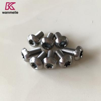 China M5x14mm GR5 Titanium Button Head Bolts Torx Key With Competitive Price for sale