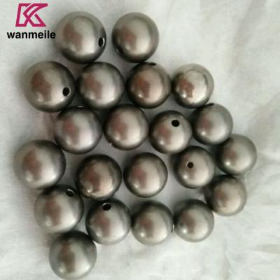 China Gr2 Gr5 3mm 4mm 5mm Titanium Ball Ti6al4v Titanium Beads By Cnc Machining for sale