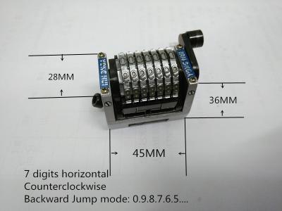Chine Numéroteur automatique dans le sens contraire des aiguilles d'une montre horizontal GTO46 GTO52 à vendre