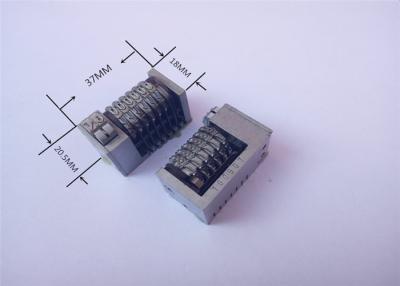 China Máquina de numeração inversa romana 4X8 da tipografia de 6 dígitos com padrão convexo à venda