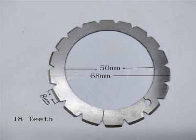 China Blade For Folding Machine 68X50X0.5mm 18Teeth Folding Machine Parts for sale