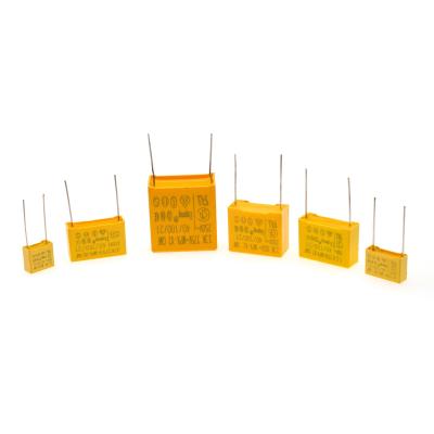 China 275VAC Polypropylene 100nF Film Capacitor X2 For Power Supply EMI Suppression for sale