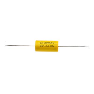China MKP Axial Metallized Audio Polypropylene Capacitor 4.7uF 250V for sale