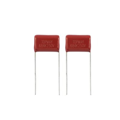 China CBB21 Metallized Pp Film Capacitor MKP 684K250V For Filtering Circuits for sale