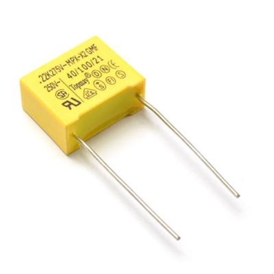 China Safety Film X2 MKP Capacitor 0.22uF 275V P15mm For Spark-Killer Circuits for sale