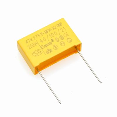 China 0.47uF 275VAC MKP X2 Film Capacitor P15mm 22.5mm For Home Applications for sale