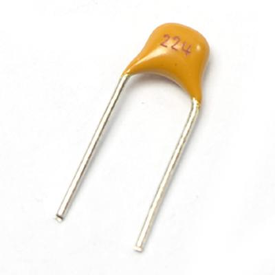 China MLCC Monolithic Ceramic Capacitor 224 220nF 50V Pitch 5.08mm +/-20% for sale