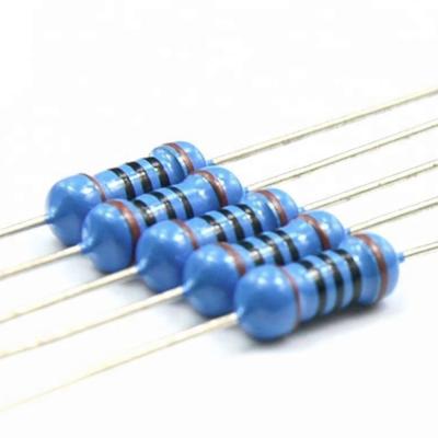 China El resistor de película metálica axial fijó los resistores 3W 100Ohm 51KOhm el 1% de la alta precisión en venta