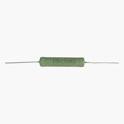 China Verde 5W 7W 10W 15W 20W 30W 100R J 5% do resistor da ferida do fio da baixa potência de KNP à venda