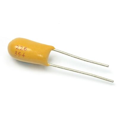 China Dipped Radial Tantalum Capacitor 22uF 35V Solid Tantalum Capacitors for sale