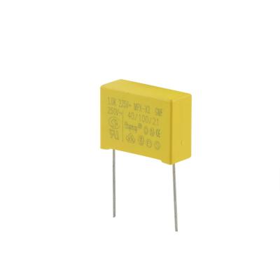 China Metallized Polypropylene Film Capacitor X2 Interference Suppression 1uF 275VAC for sale