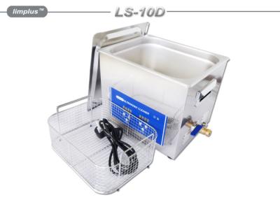 China Rifle Case Table Top Ultrasonic Cleaner 10liter 30minute Adjust LS-10D for sale
