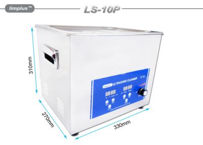 Cina Bagno ultrasonico di pulizia ultrasonica della macchina del pulitore di Digital di 10 litri in vendita