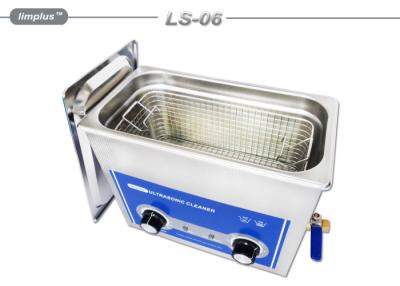 China Hardware Oil 6L Removal Tabletop Ultrasonic Cleaner With Basket for sale
