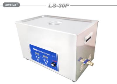 China Stainless Steel 30L Ultrasonic Cleaning Machine With Brass Drainage LS - 30P for sale