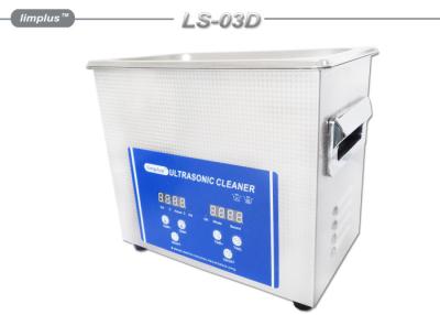 China Benchtop Digital Ultrasonic Cleaner For Jewelry , 3L Cleaning Jewelry With Ultrasonic Cleaner for sale