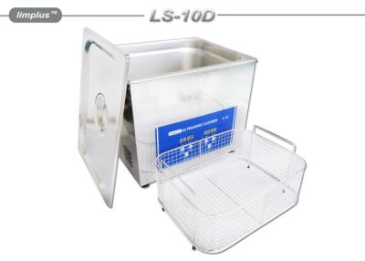 China Limplus Fruit Vegetables Sterilize Bacterias Ultrasonic Cleaner with Heater 10liter for sale