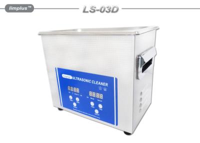 China Commercial Electric Jewelry Ultrasonic Cleaner For Jewelry 3L 120W for sale