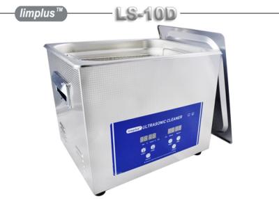 China 10 Liter Gun Ultrasonic Cleaning Bath / Home Sonic Jewelry Cleaner Large Capacity for sale
