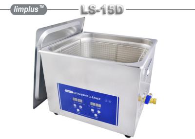 China Customized ultrasonic cleaning equipments For Guns , 15 Liter Ultrasonic Cleanning Machine for sale