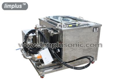 Chine machine ultrasonique des véhicules à moteur de décapant des réservoirs 28KHz deux avec le filtre à huile et le système plus sec à vendre