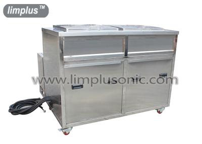 China Marine Engine Parts ultrasonic cleaning machine With Oil Filter System , 135L Two Tanks for sale