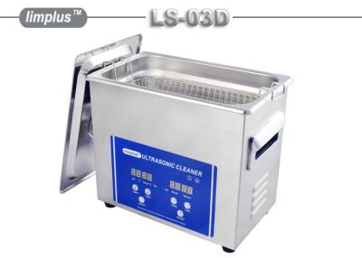 China Stainless Steel SUS304 3L Digital Ultrasonic Cleaner 240x135x100mm for sale