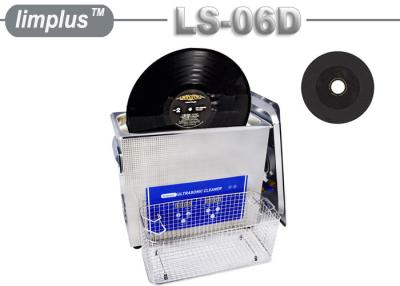 China Vinyl Record Table Top Ultrasonic Cleaner 6.5 Liter 180w Ultrasonic Power 40khz for sale
