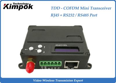 China HD TDD - COFDM HD Wireless Transmitter , Wireless IP Transmitter with RJ -45 Interface for sale