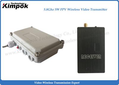 China Customized 5800Mhz Wireless UAV Video Link Transmitter with 5W Power 80-100km LOS for sale