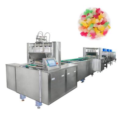 China Gumtop Sugarfree Candy Production Line 100kg / H Automatic Gummy Pouring for sale