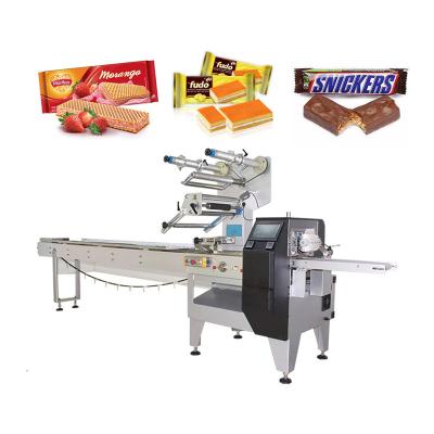 China Full Servo Food Pillow Packaging Machine Automatic Pouch Bread for sale