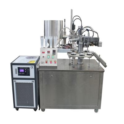 China Toothpaste Semi Automatic Tube Filling Machine Multifunction With Heater And Mixer for sale