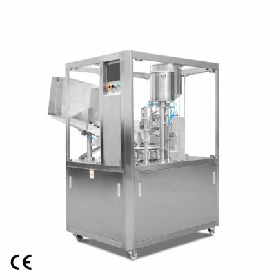 China Automatic Aluminum Ointment Tube Filling And Sealing Machine 5kw VFD Adjusted for sale