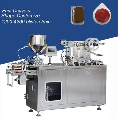 China Jelly Stick Blister Packing Machine For Liquid 6.2Kw 3500 Editions/Hour for sale