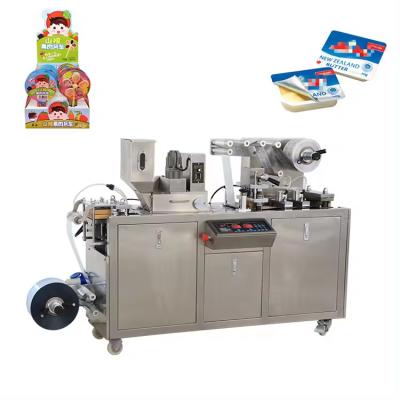China Servo Motor Driven Chewing Gum Mini Blister Packing Machine 35-55pcs/min Capacity 220V/50Hz Voltage for sale