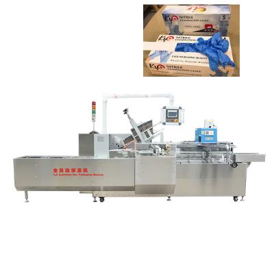 China Full Automatic Disposable Mask Gloves Toilet Soap Tea Bag Box Carton Cartoning Packaging Line Machine for sale