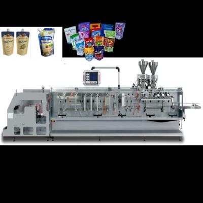 China GMP Horizontal Packing Machine 17mm Doypack Pouch Filling Machine for sale