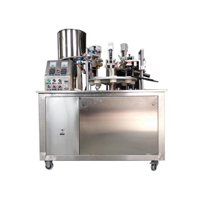 China Cosmetic 0.65Mpa Aluminium Tube Sealing Machine 4kw Toothpaste Filling Machine for sale