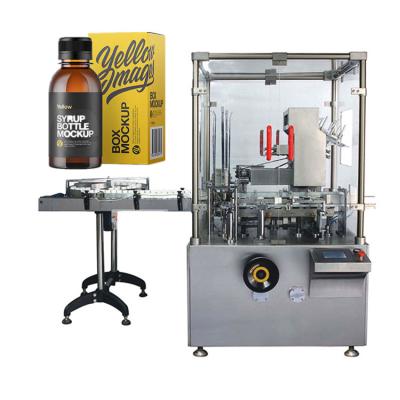Chine machine de cartonnage de la bouteille 1500kg emballant 120ml WZH-200 à vendre