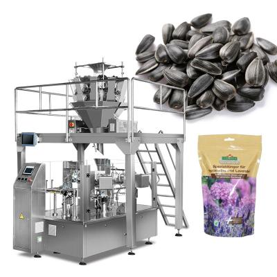 China Grain Pouch Premade Bag Packing Machine With Reclosable Zipper for sale