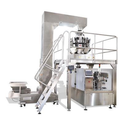 China Multifunction Frozen Food Premade Bag Packaging Machine PLC Control for sale