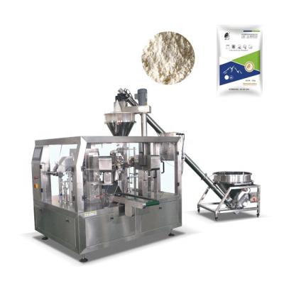 China Wheat Flour Medicine Premade Bag Packing Machine 65cycles/Min for sale