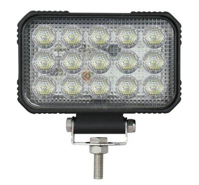 China Motorcycle 75W Rectangle Led Flood Light Dual Mount IP67 IP69K for sale
