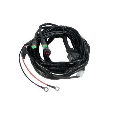 China 12V 30A 150w Led Light Bar Wiring Harness Kit OEM Automotive Wiring Connectors for sale